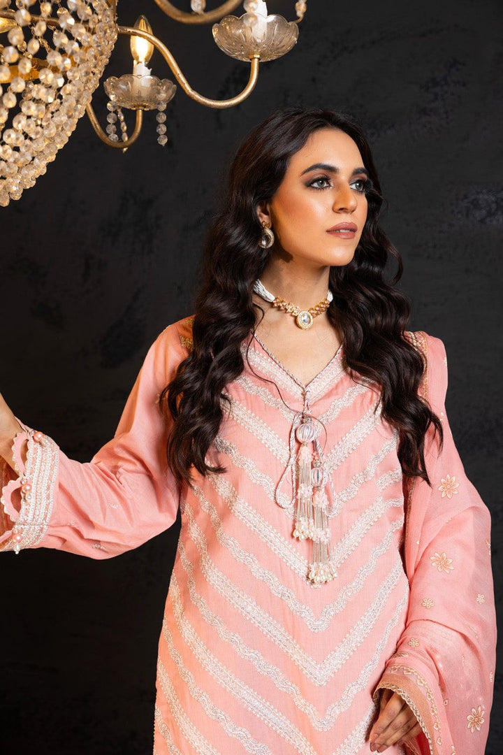 Lawn Light Pink 3 Piece Suit - Al Karam