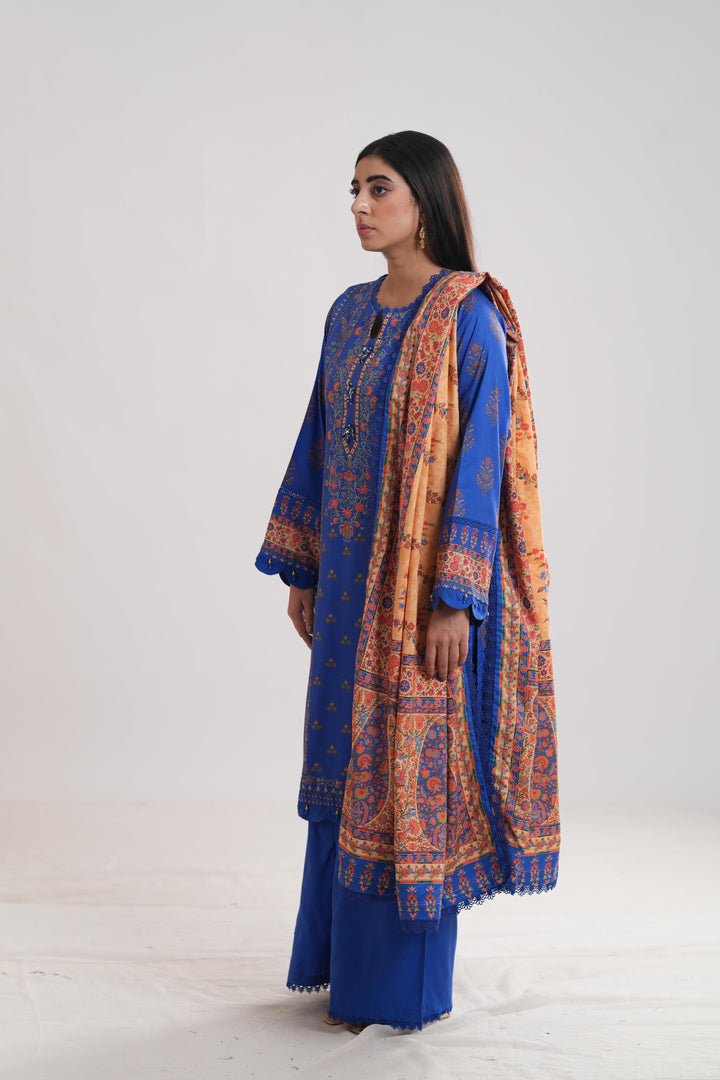 Ferozeh - Mausummery Printed Stitched