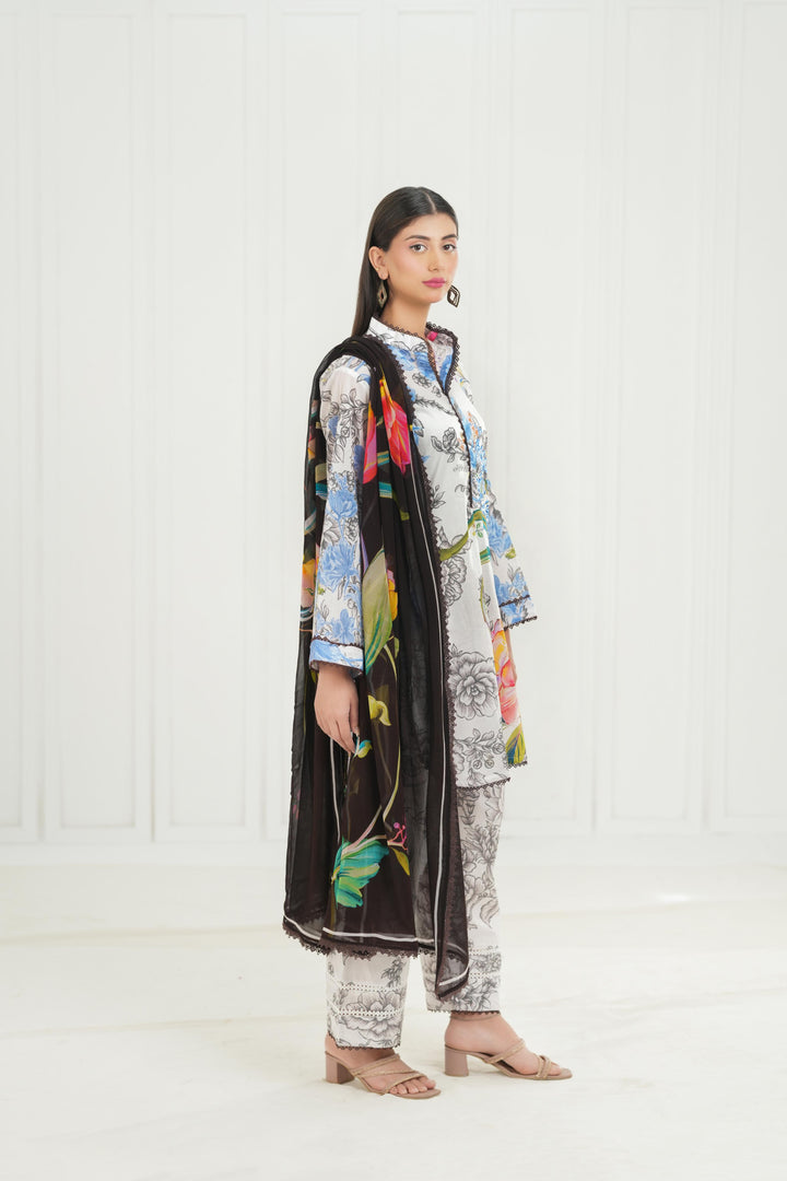 Fiora 2A - Zara Shahjahan Coco Drop III Stitched