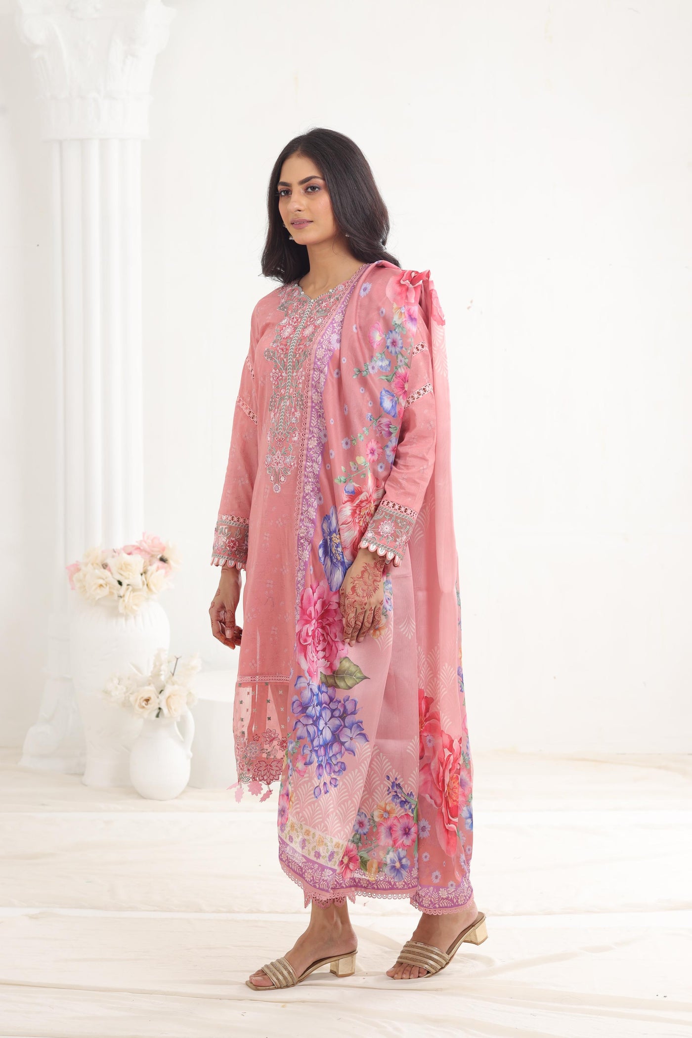 Fiora - Farasha Seraya Stitched Lawn SS'24