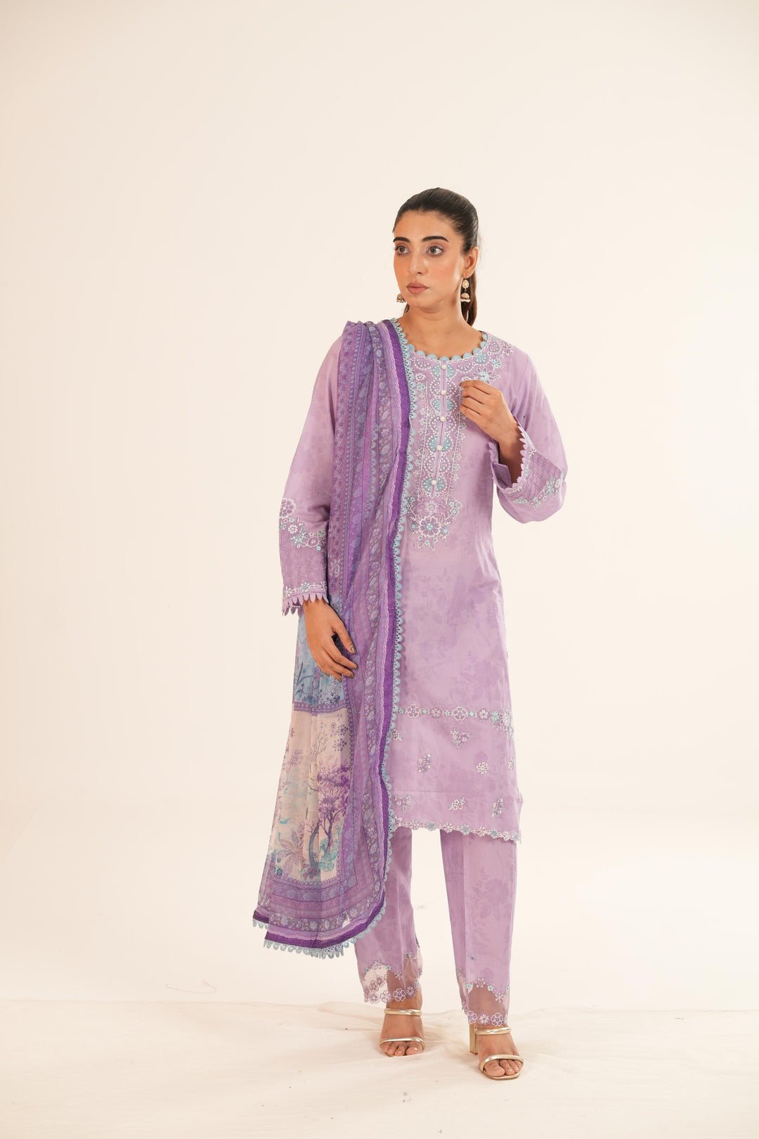 Floren - Farasha Printed Essentials Stitched