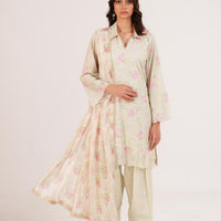 Floret Grace - Cross Stitch Premium Lawn Stitched