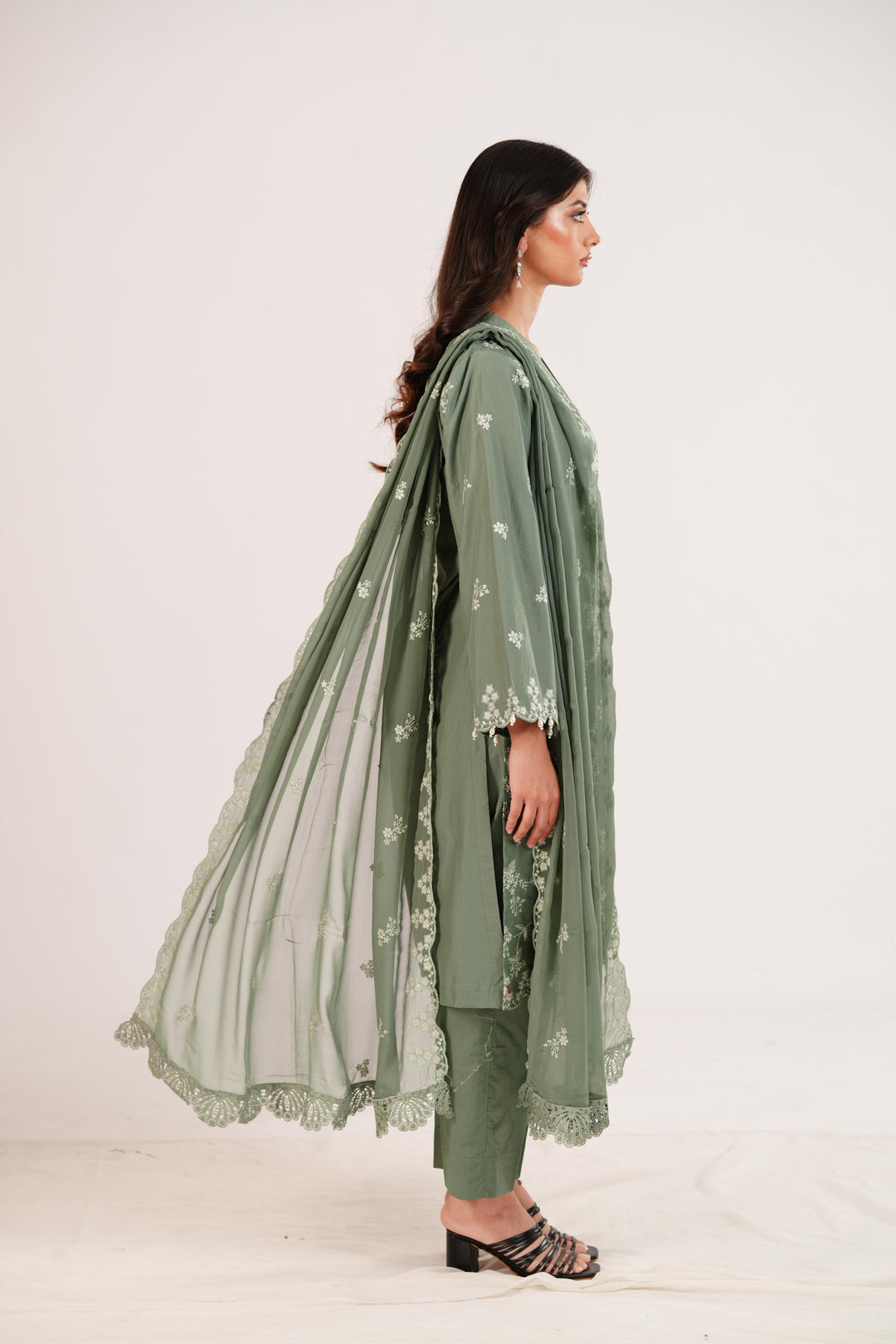 Forst Serenity - Cross Stitch Premium Lawn Stitched