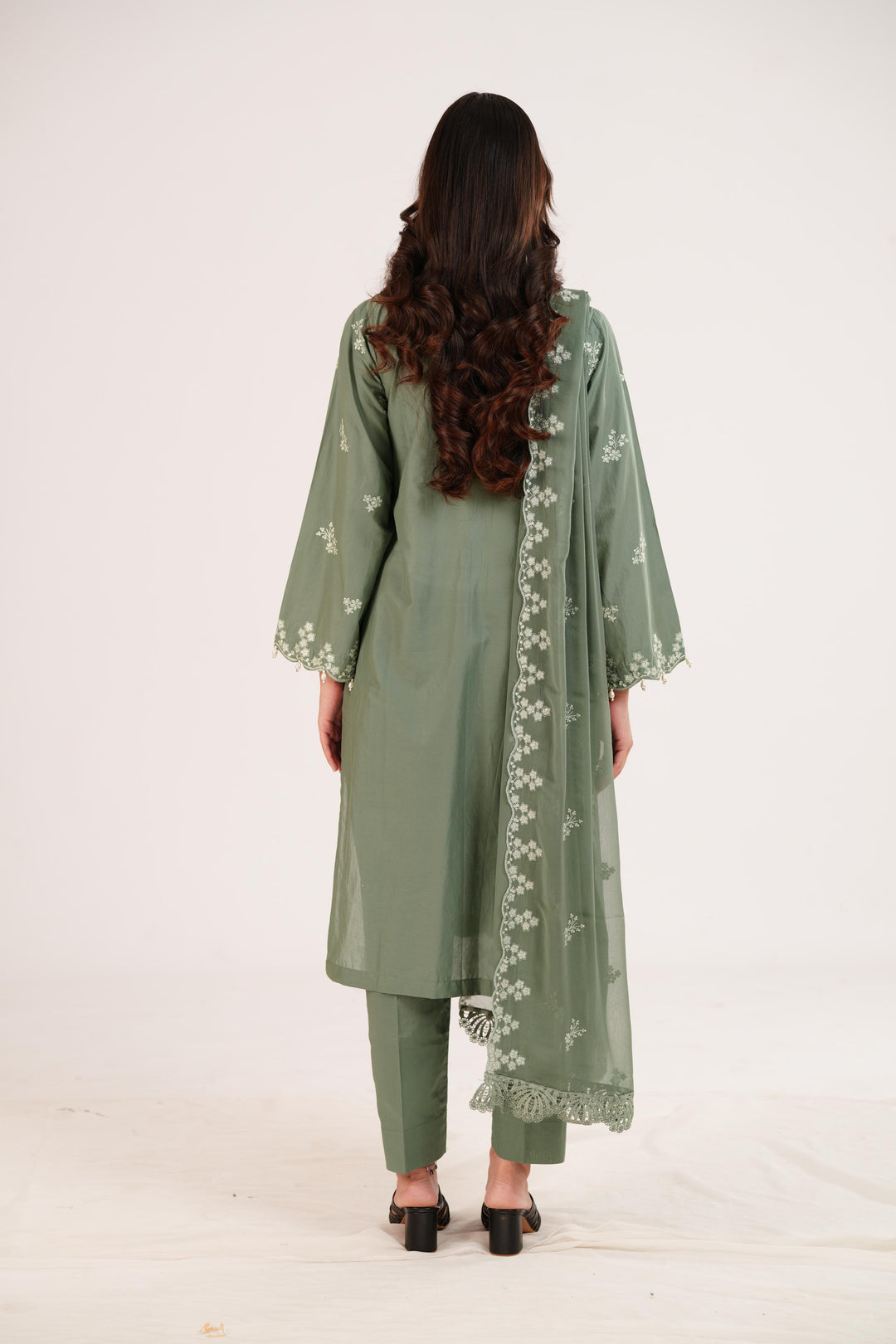 Forst Serenity - Cross Stitch Premium Lawn Stitched