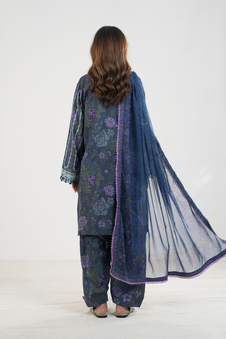 Forest Moss - Farasha Printed Essentials Stitched