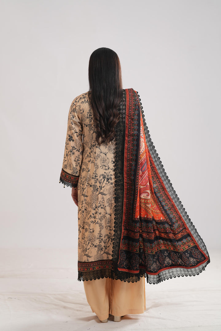 Friya - Mausummery Printed Stitched