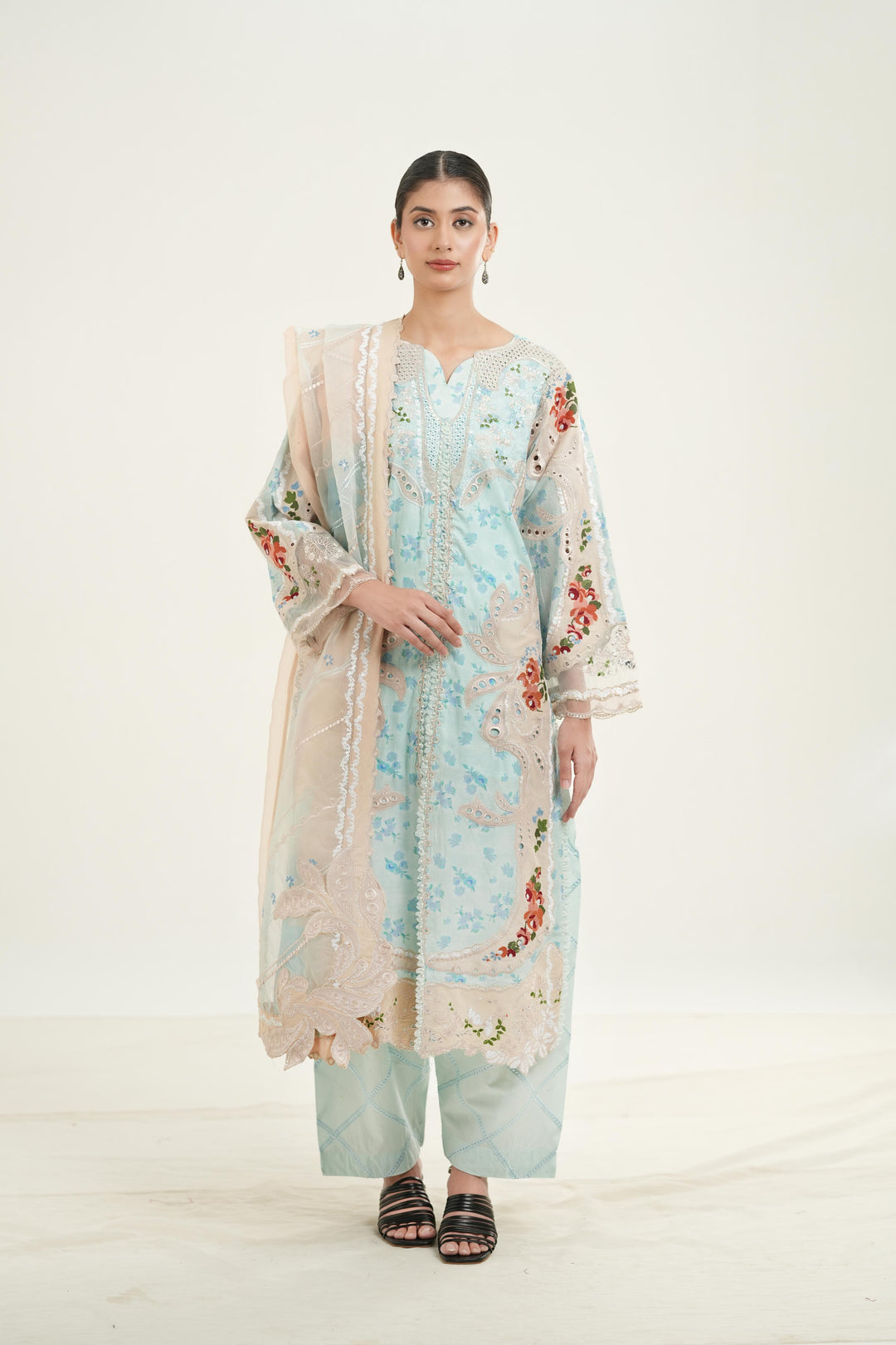 Eirene - Afrozeh A Lawn '26 Stitched