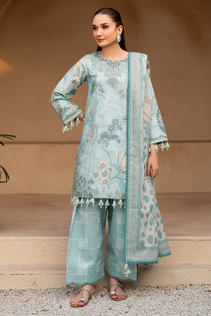 Fawn - Alizeh Levana Embroidered Stitched