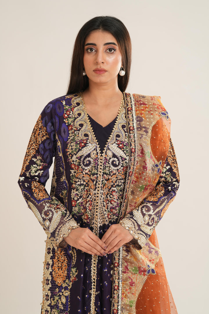 Gulnaar - Afrozeh Shehnai Wedding Formals Stitched