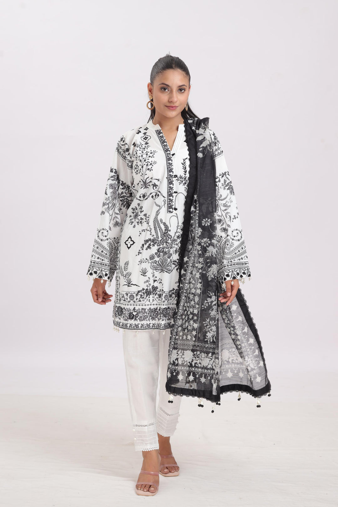 Design 1A - Sana Safinaz Mahay Printed Stitched