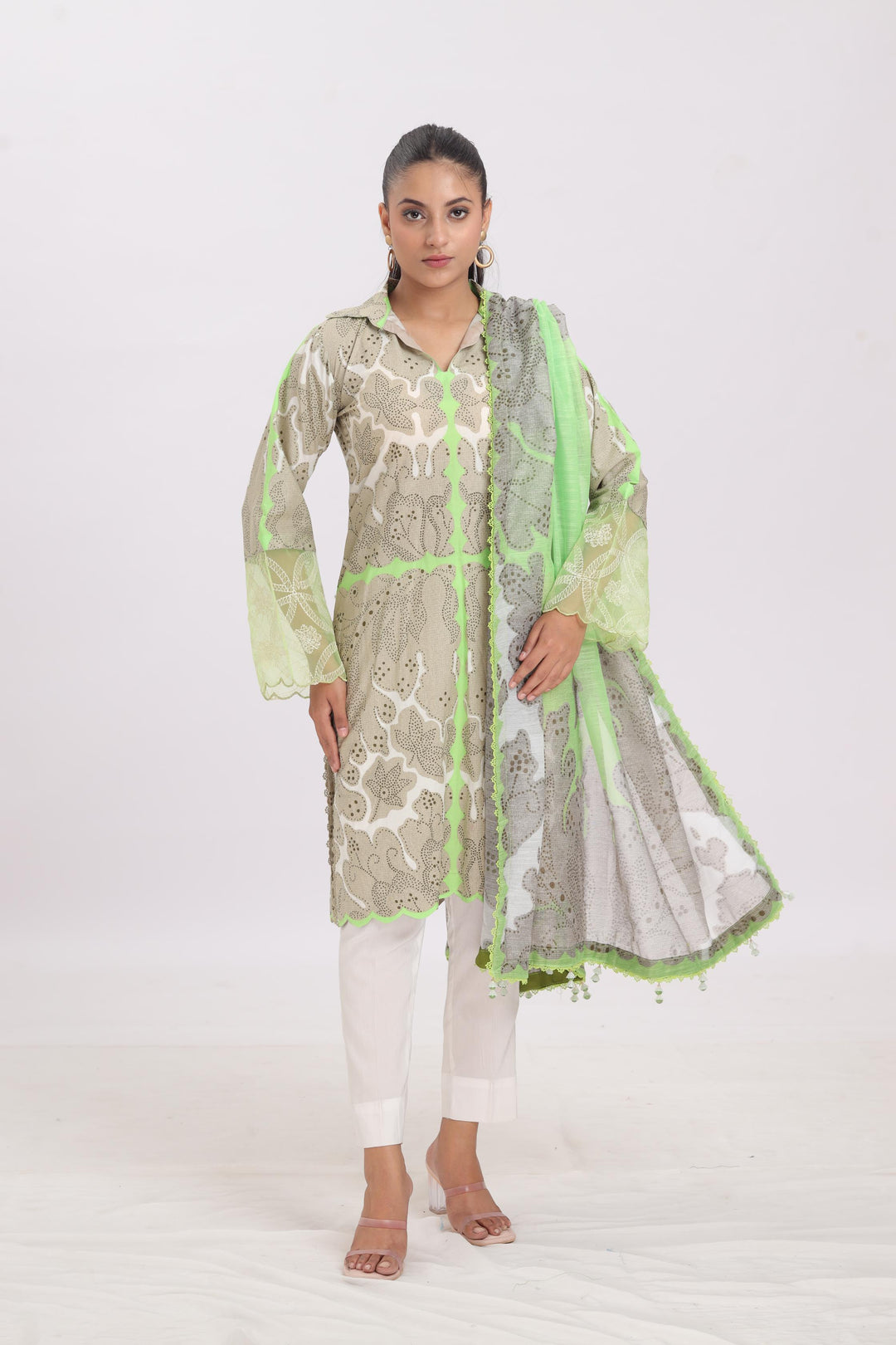 Design 4B - Sana Safinaz Mahay Printed Stitched