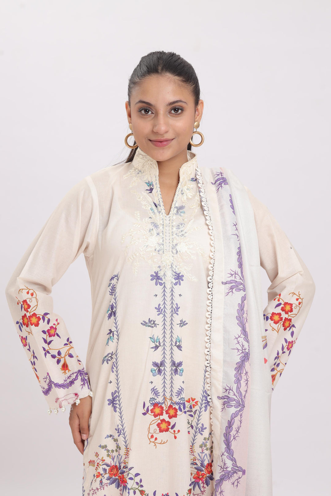 Design 5B - Sana Safinaz Mahay Printed Stitched