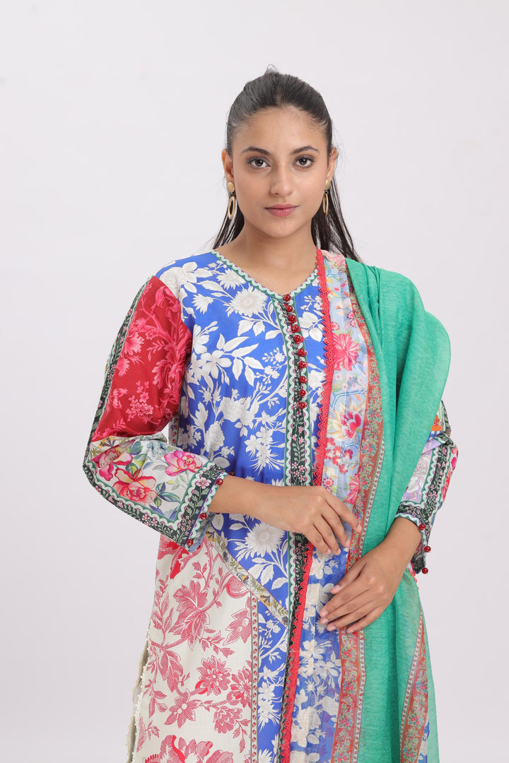 Design 6A - Sana Safinaz Mahay Printed Stitched