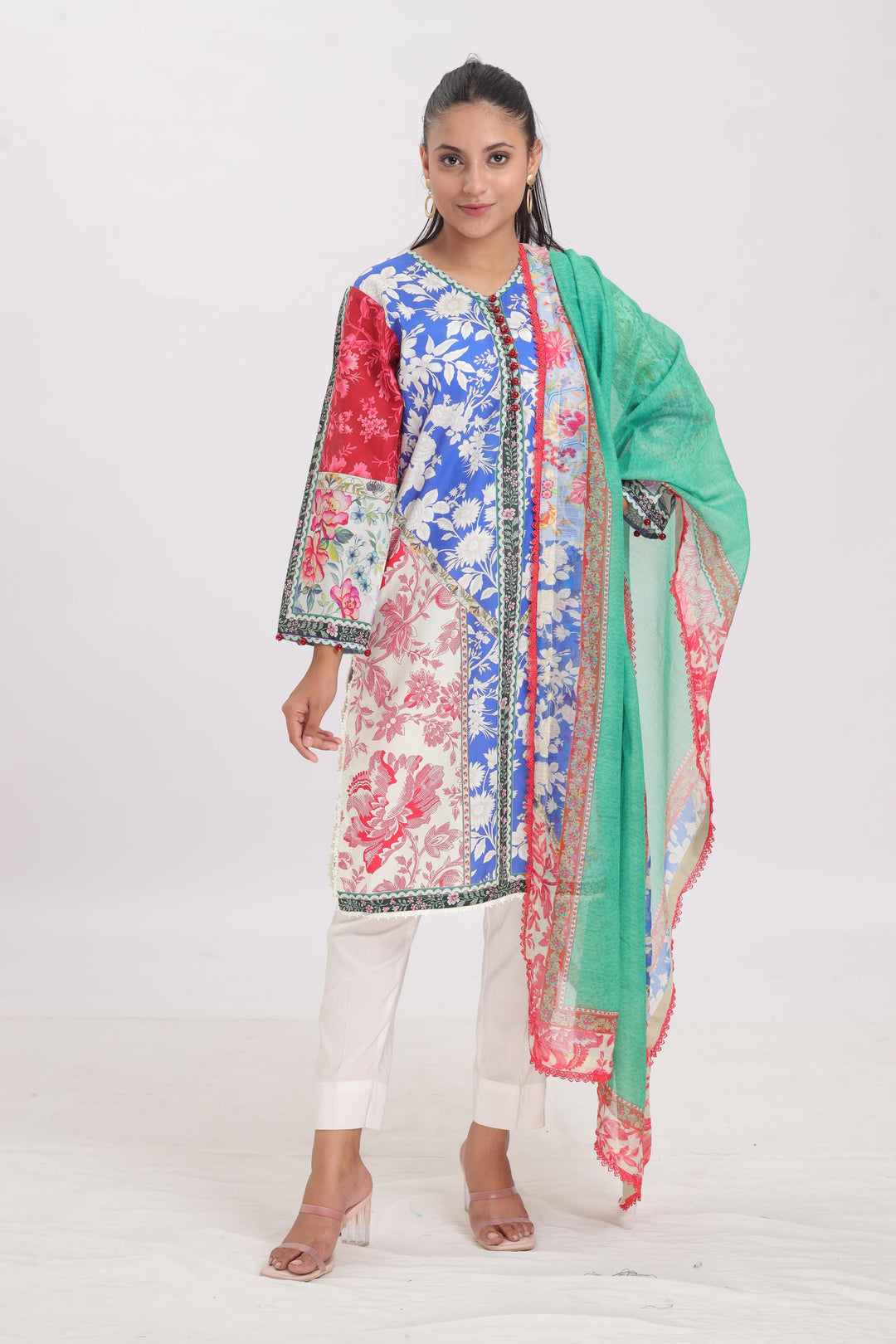 Design 6A - Sana Safinaz Mahay Printed Stitched
