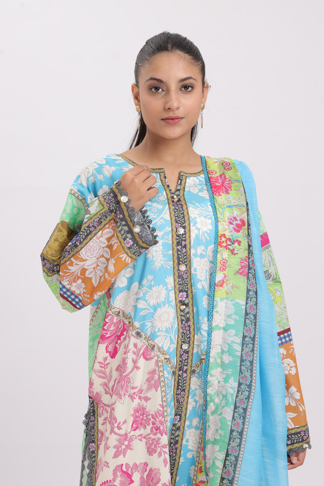 Design 6B - Sana Safinaz Mahay Printed Stitched