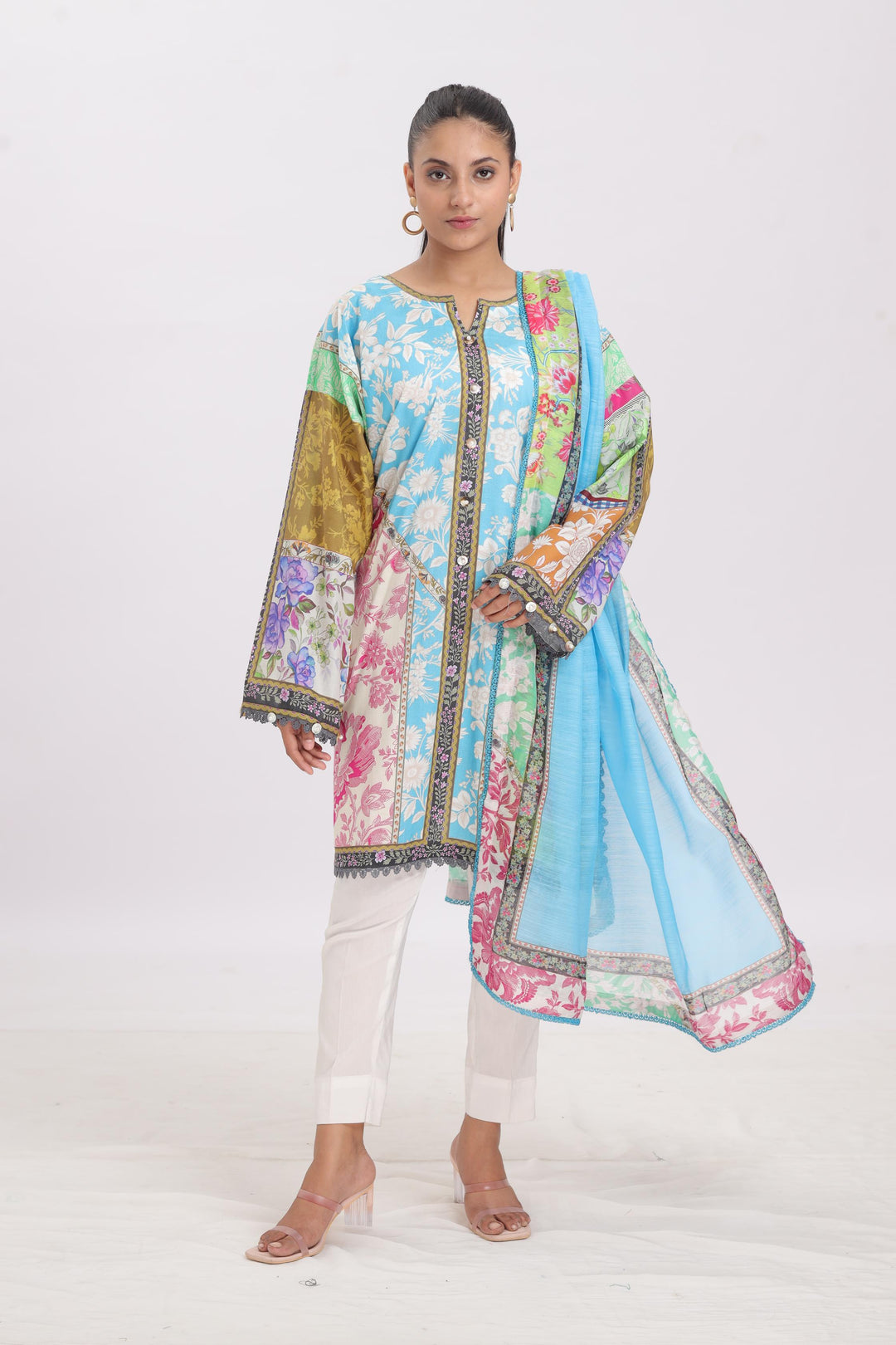 Design 6B - Sana Safinaz Mahay Printed Stitched