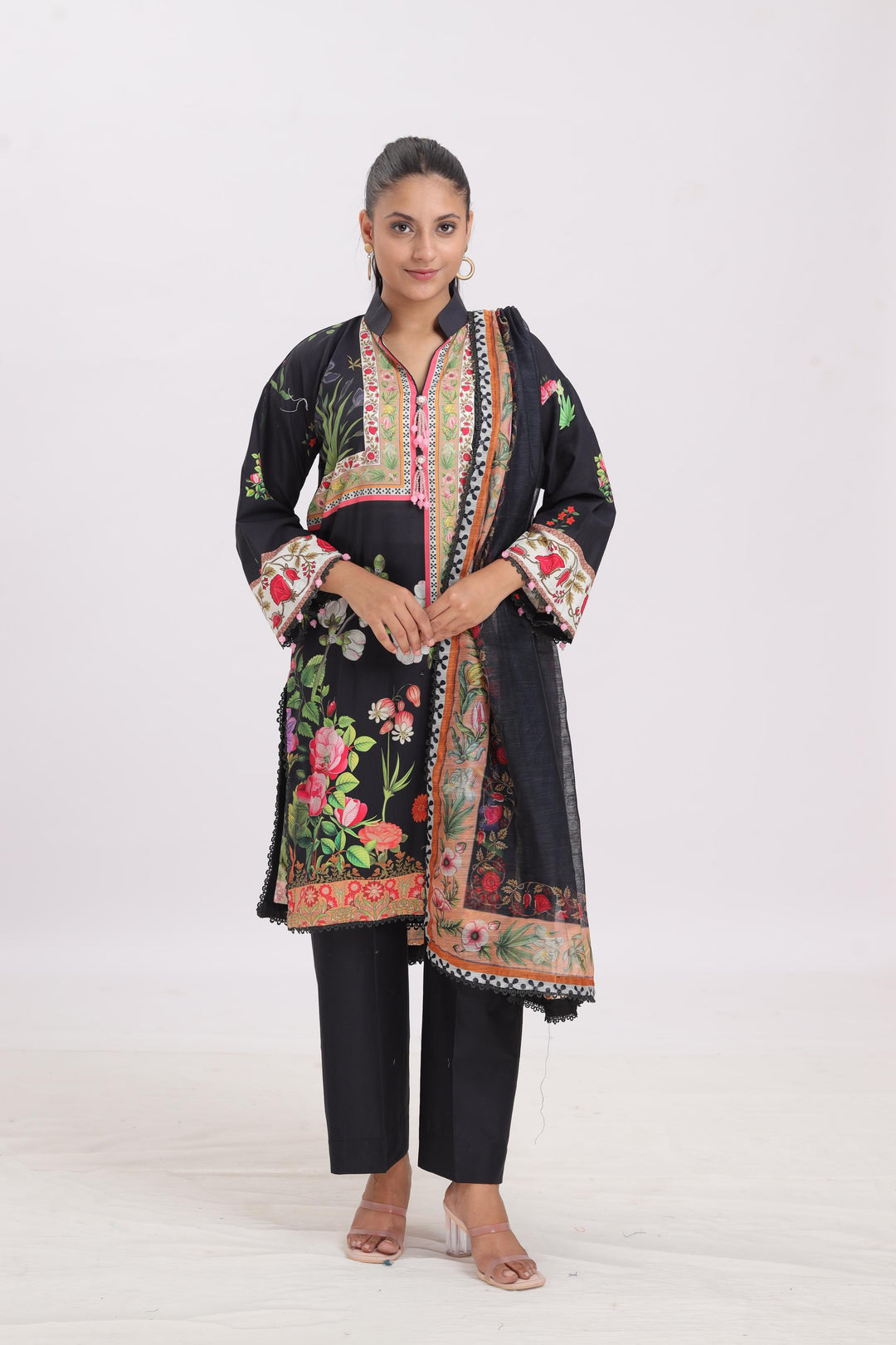 Design 7A - Sana Safinaz Mahay Printed Stitched