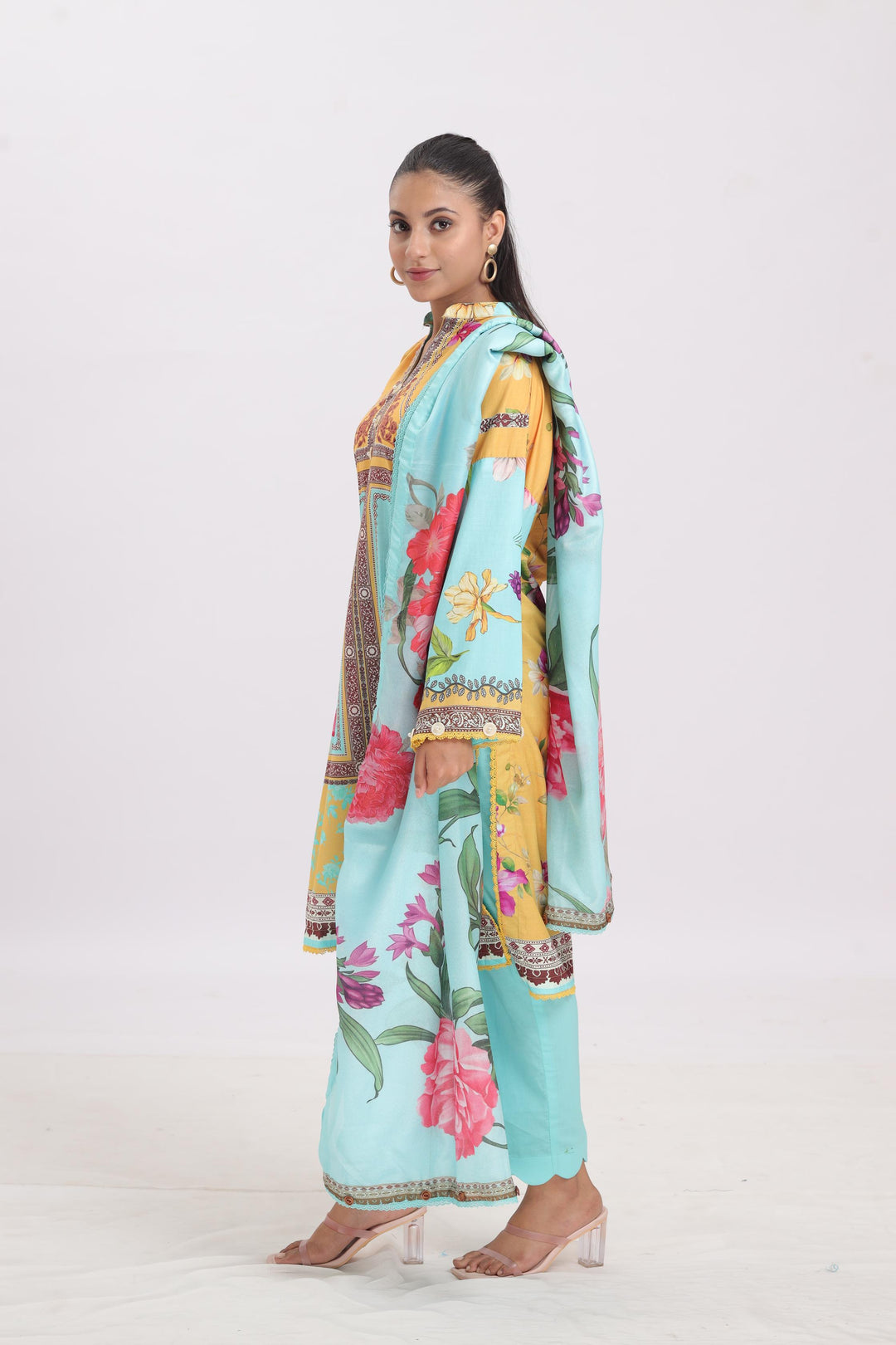 Design 9A - Sana Safinaz Mahay Printed Stitched