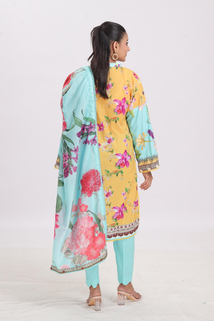 Design 9A - Sana Safinaz Mahay Printed Stitched