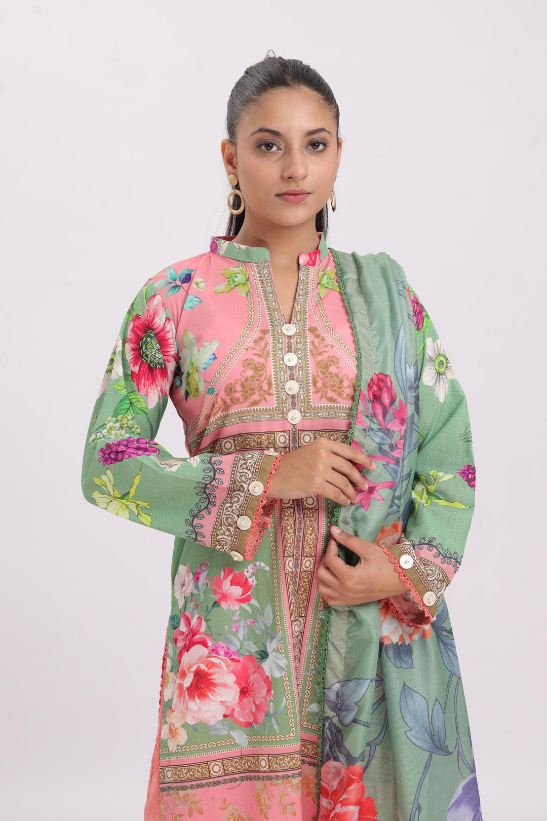 Design 9B - Sana Safinaz Mahay Printed Stitched