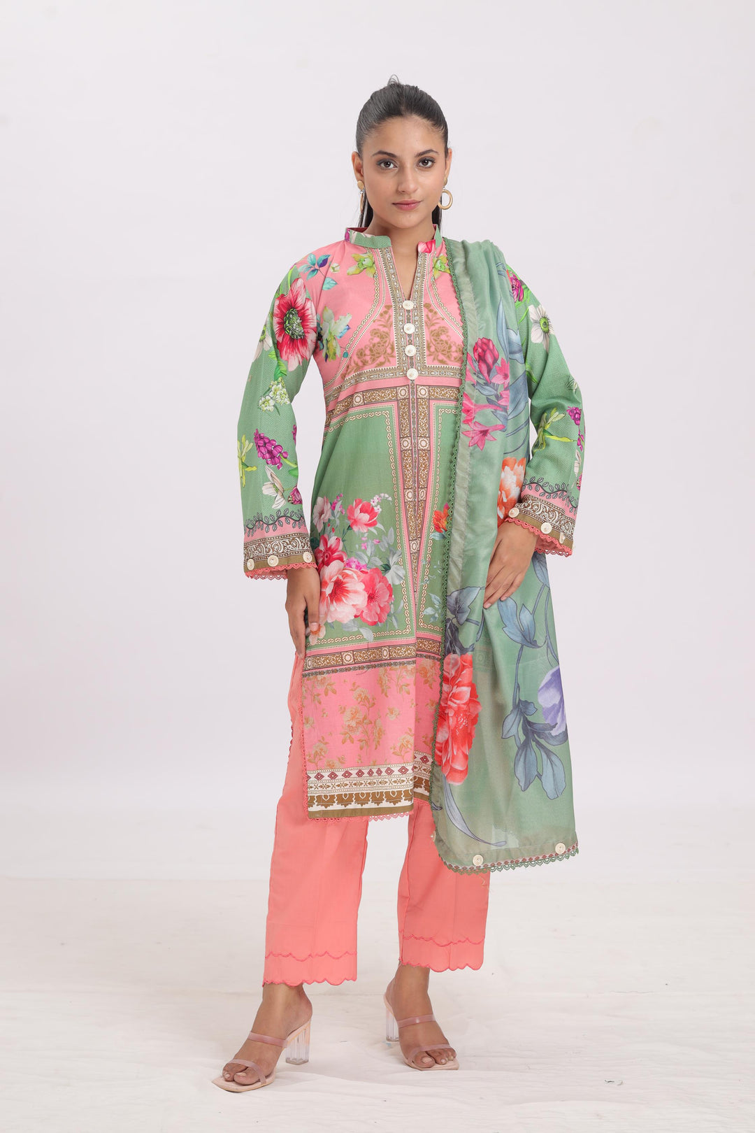 Design 9B - Sana Safinaz Mahay Printed Stitched
