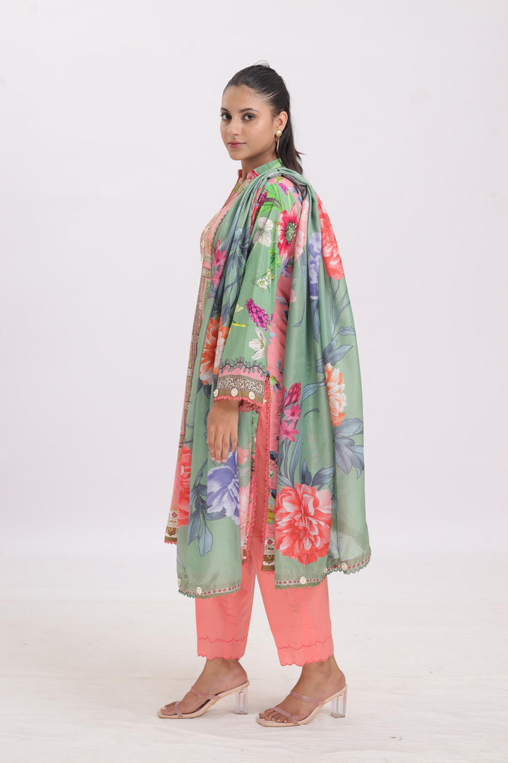 Design 9B - Sana Safinaz Mahay Printed Stitched