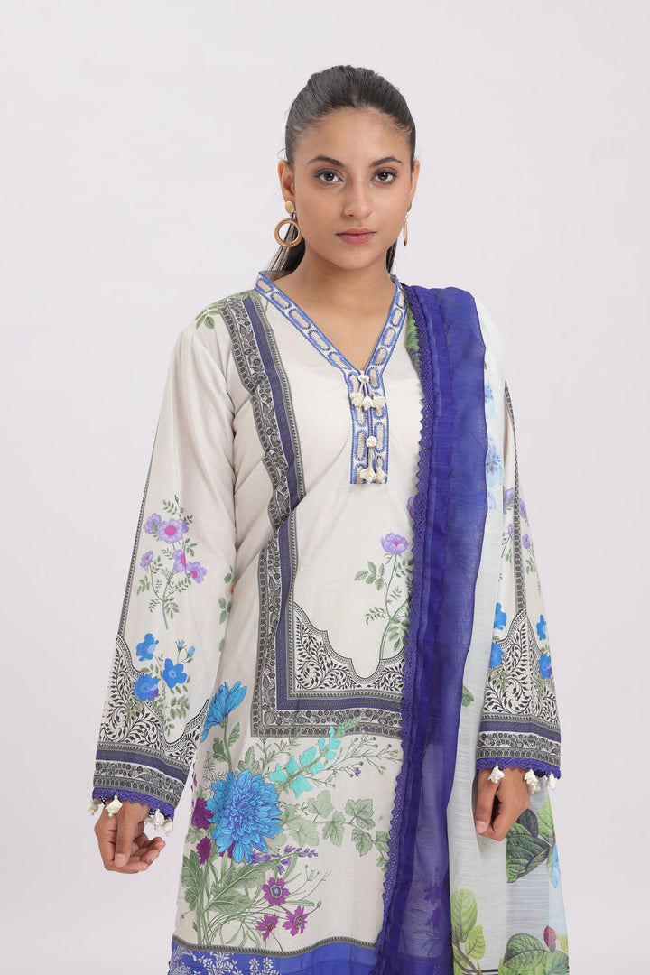Design 10A - Sana Safinaz Mahay Printed Stitched