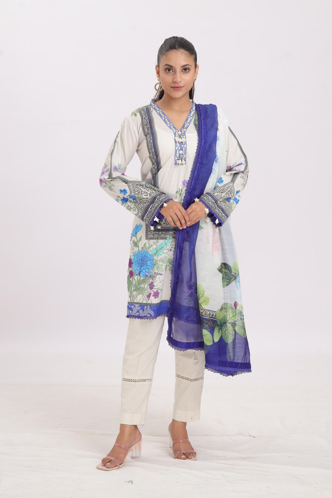 Design 10A - Sana Safinaz Mahay Printed Stitched