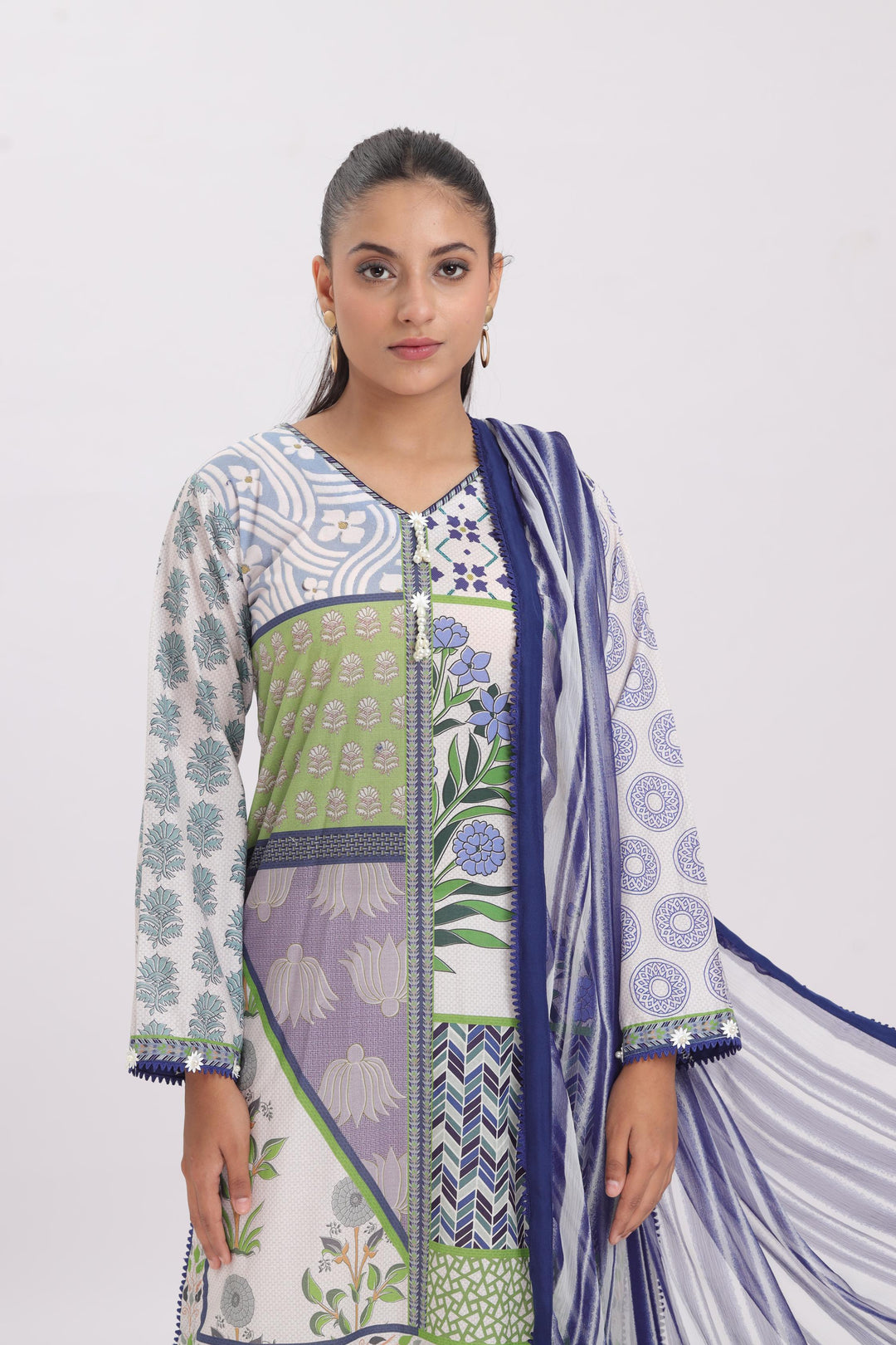 Design 12A - Sana Safinaz Mahay Printed Stitched