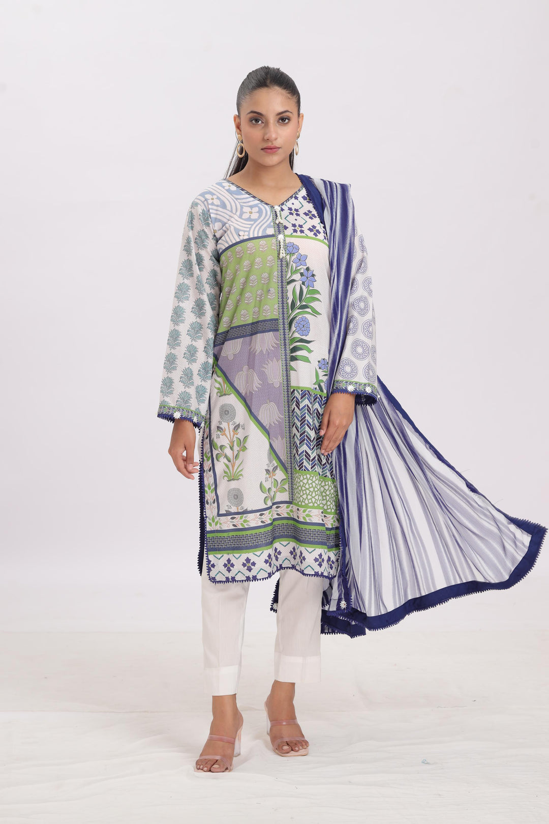 Design 12A - Sana Safinaz Mahay Printed Stitched