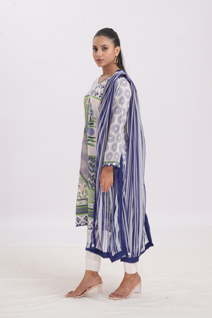 Design 12A - Sana Safinaz Mahay Printed Stitched