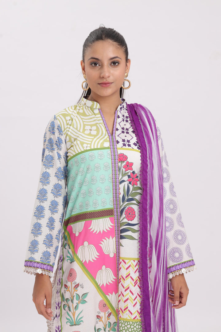 Design 12B - Sana Safinaz Mahay Printed Stitched