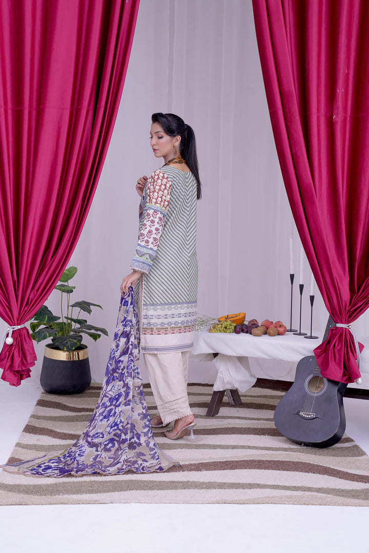 Design 6A - Sana Safinaz Mahay Stitched
