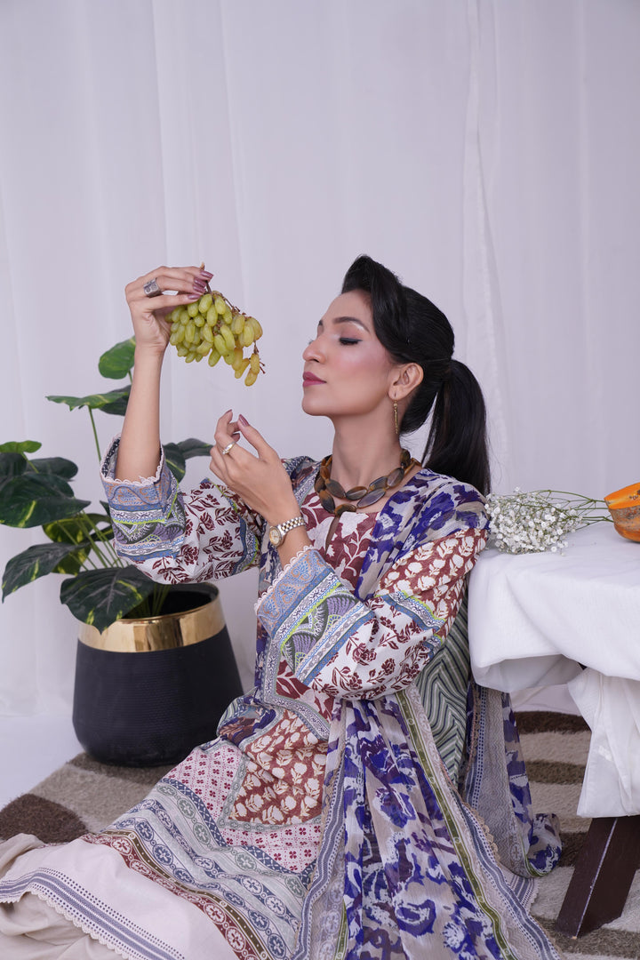 Design 6A - Sana Safinaz Mahay Stitched