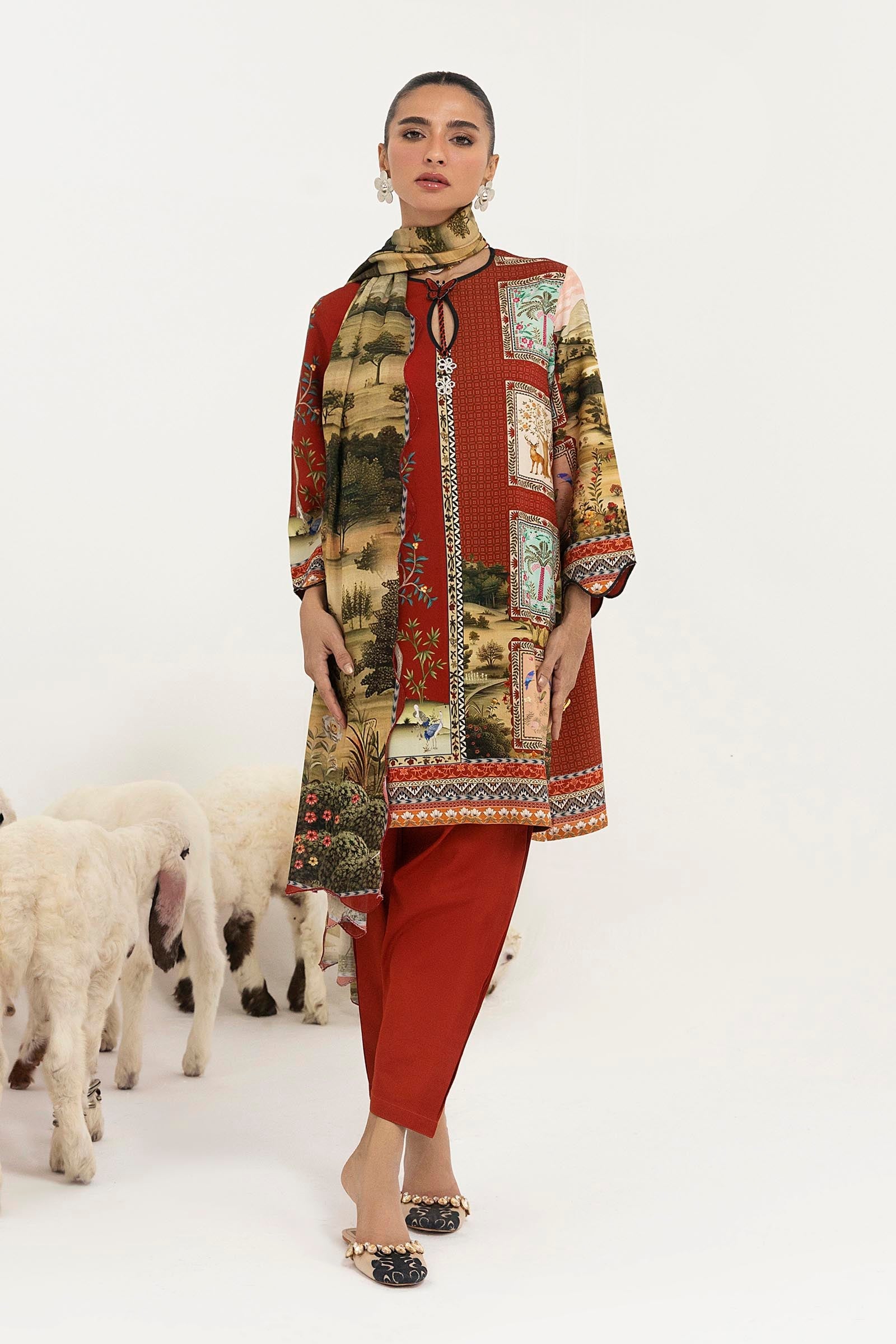 Design 9A - Sana Safinaz Mahay Stitched – Janan