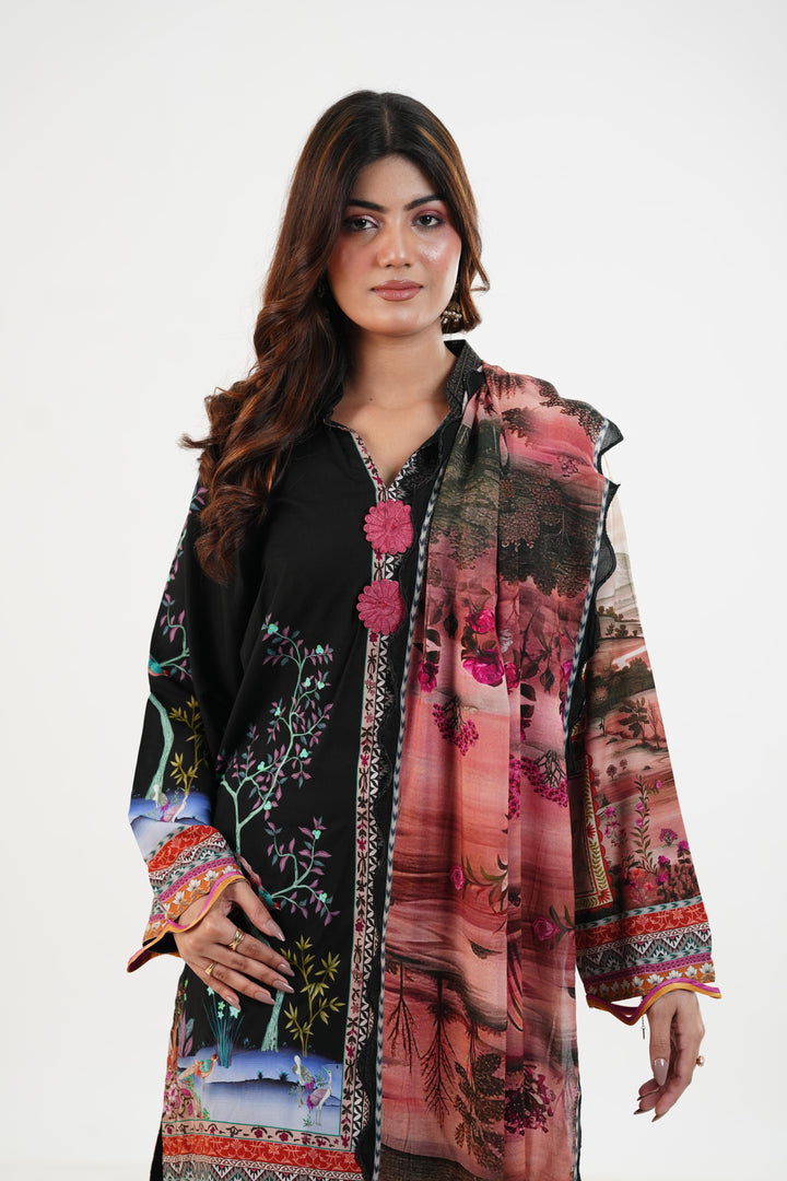 Design 9B - Sana Safinaz Mahay Stitched