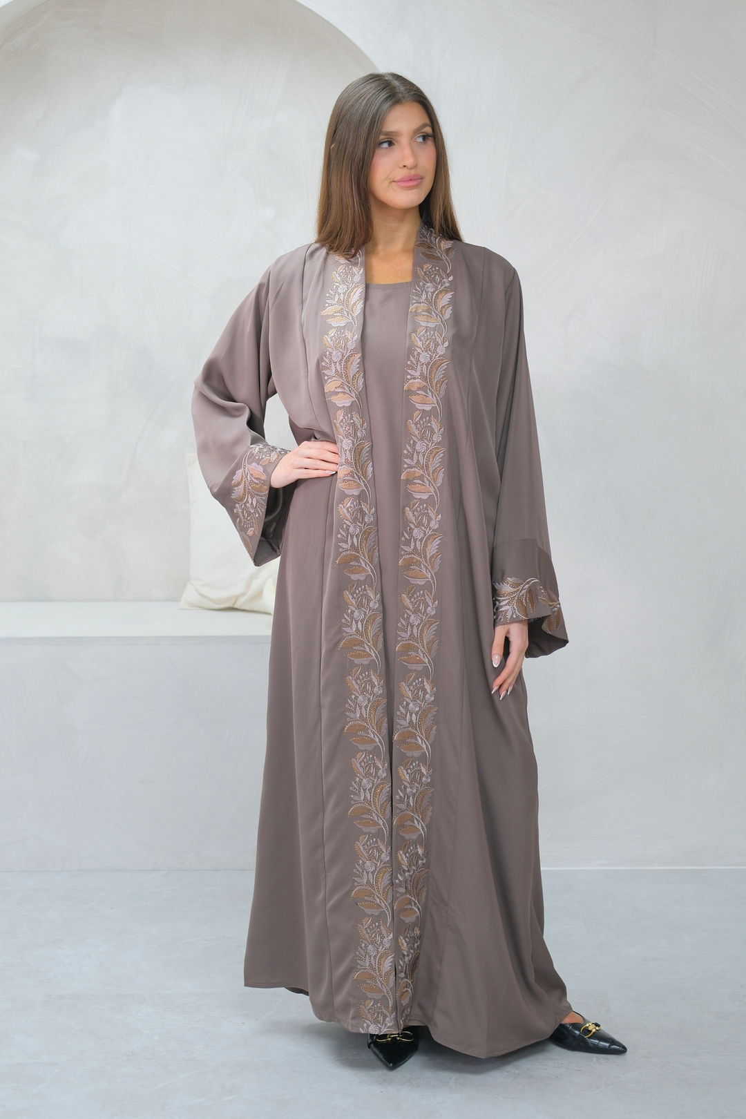 Desert Bloom Abaya