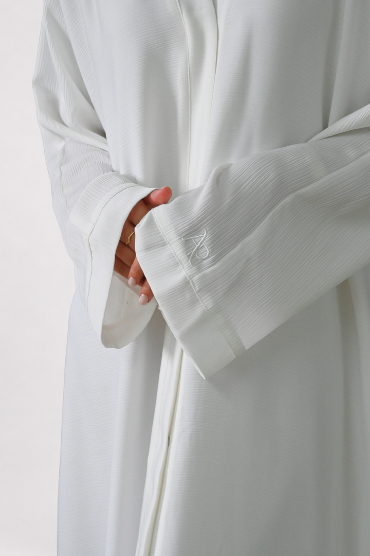 White Signature Abaya