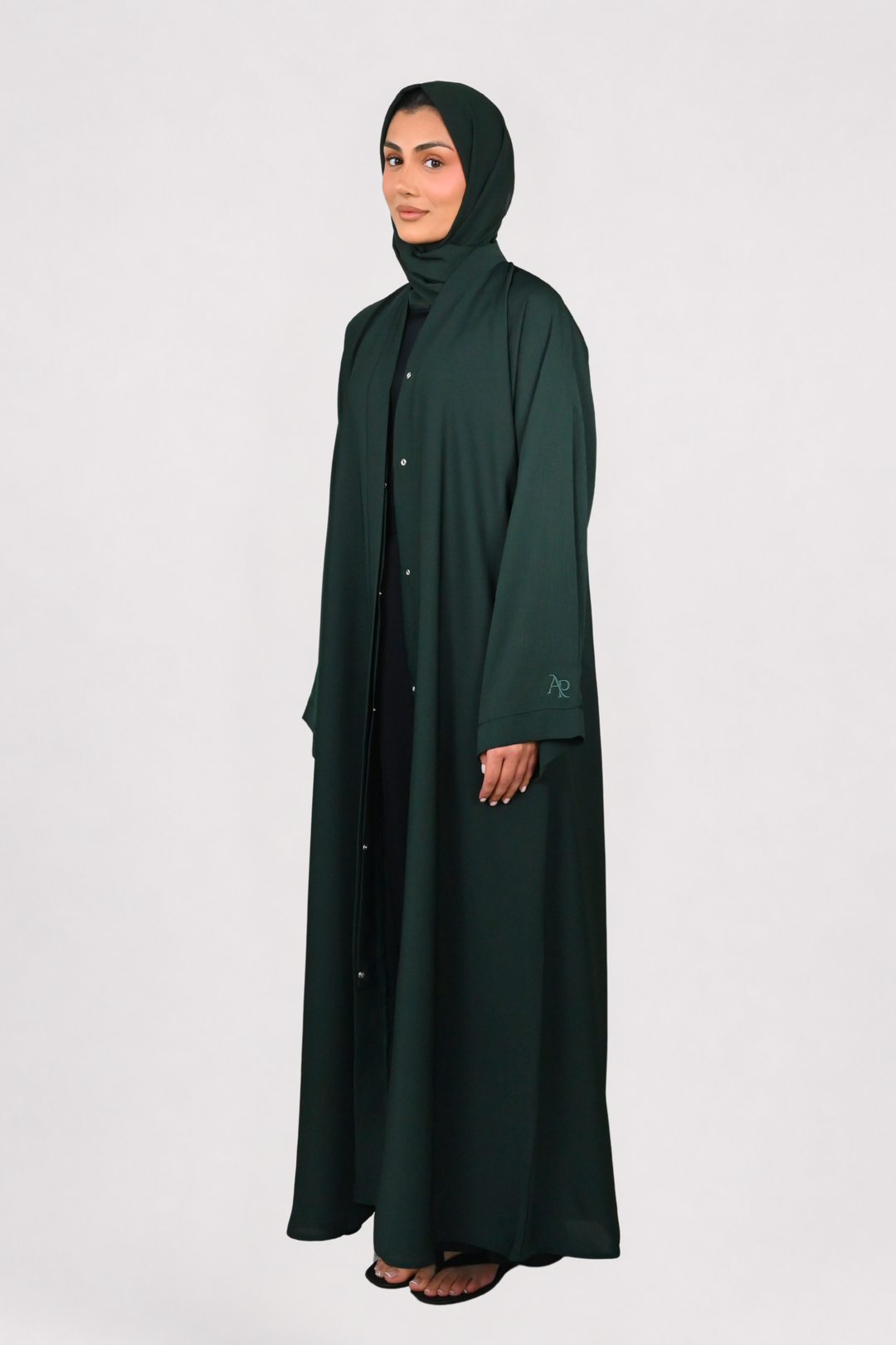 Green Signature Abaya