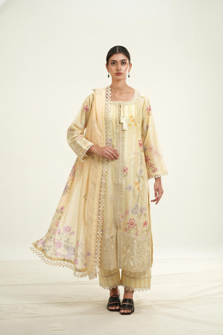 Hazelen Yellow - Afrozeh Haze Summer Edit '26 Stitched