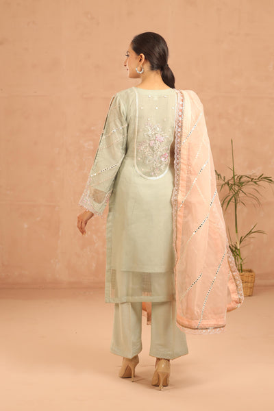 Design 3 - AlKaram Stitched Heavy Formals 24'