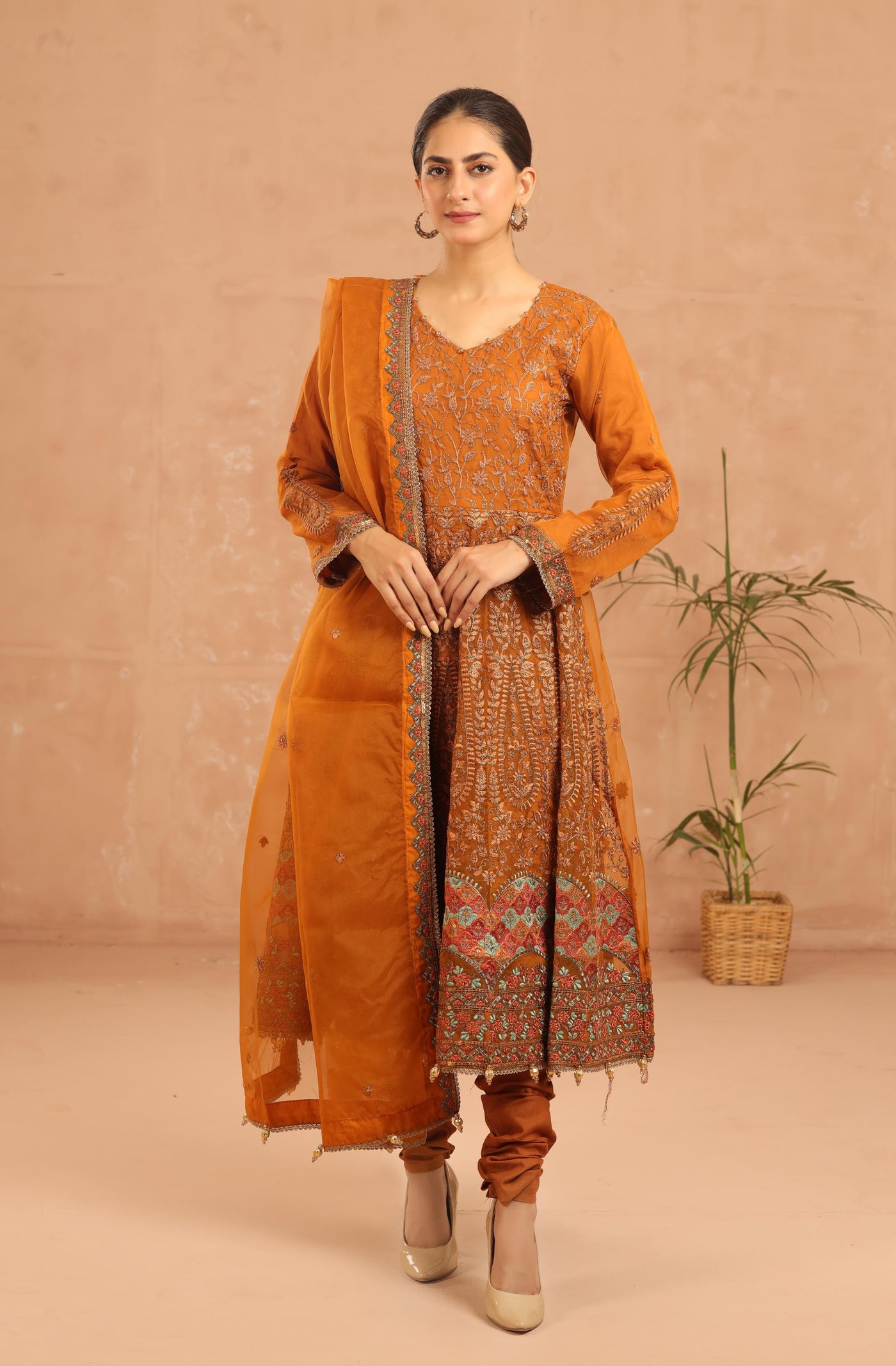 Design 5 - AlKaram Stitched Heavy Formals 24'