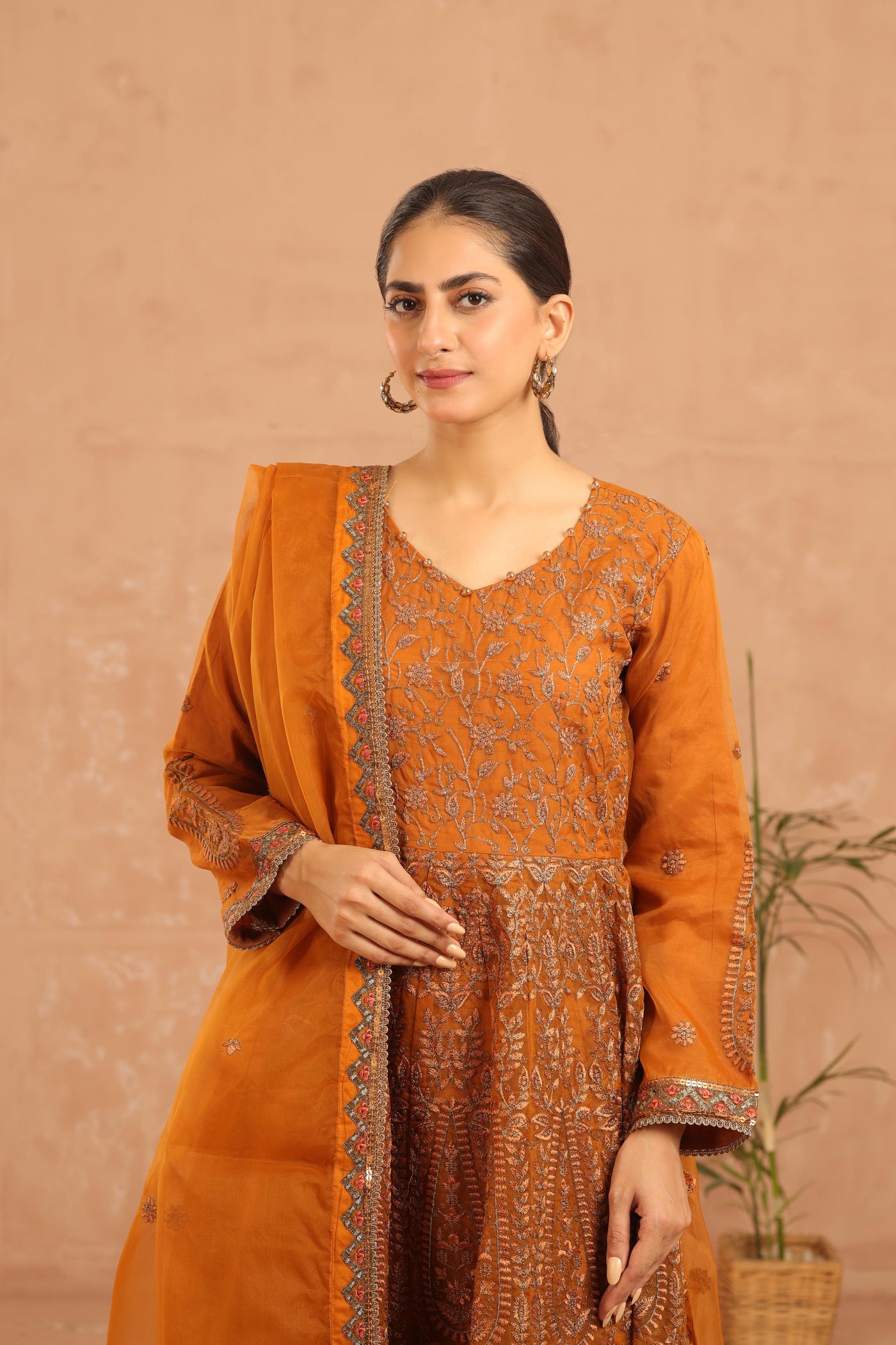 Design 5 - AlKaram Stitched Heavy Formals 24'