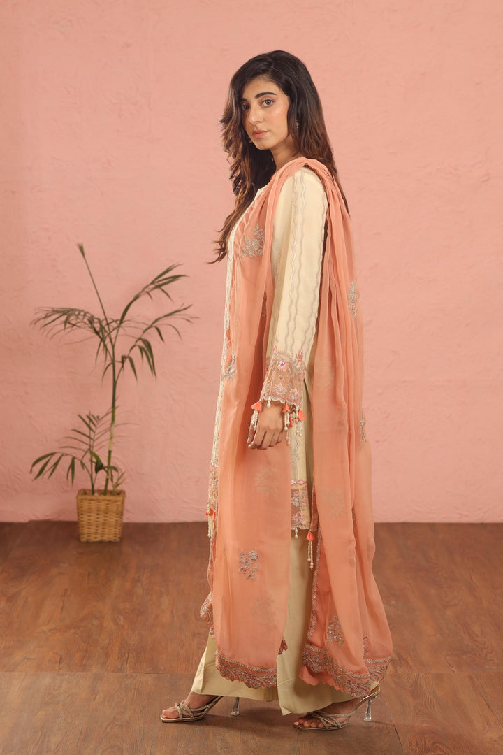 Design 6 - AlKaram Stitched Heavy Formals 24'