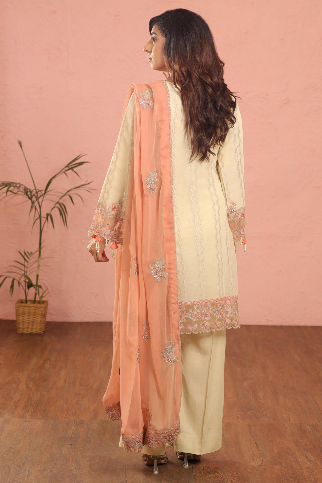 Design 6 - AlKaram Stitched Heavy Formals 24'