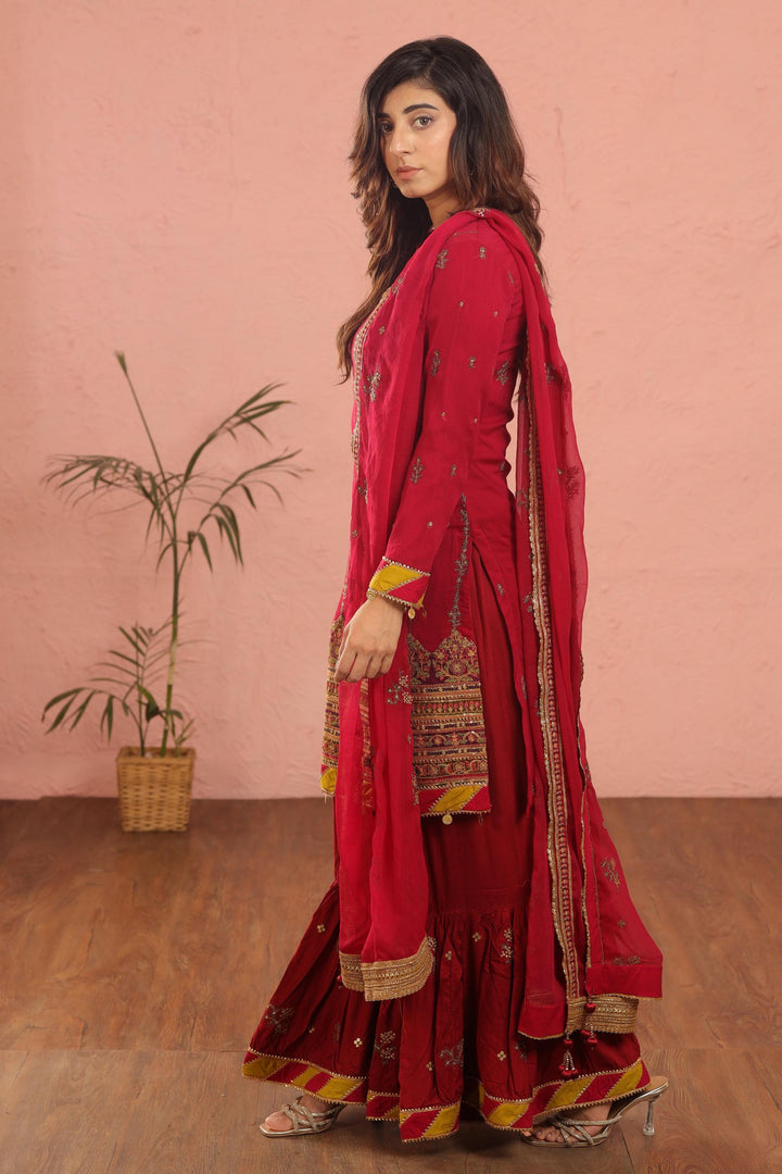 Design 7 - AlKaram Stitched Heavy Formals 24'