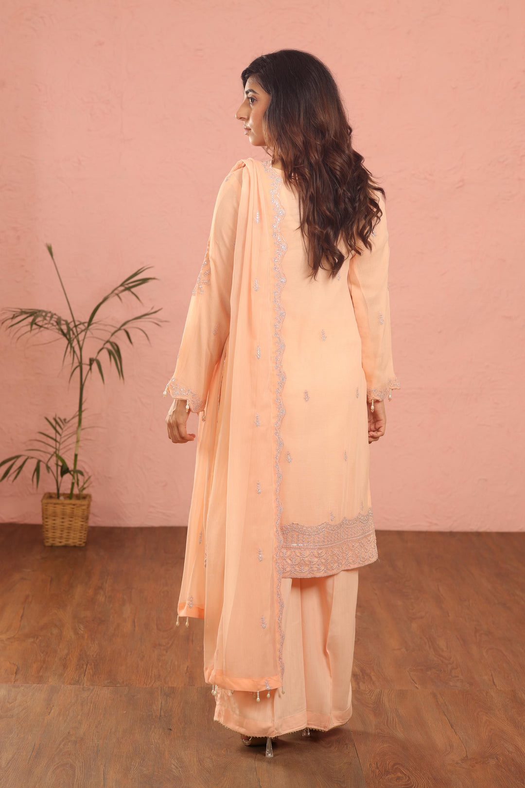 Design 8 - AlKaram Stitched Heavy Formals 24'