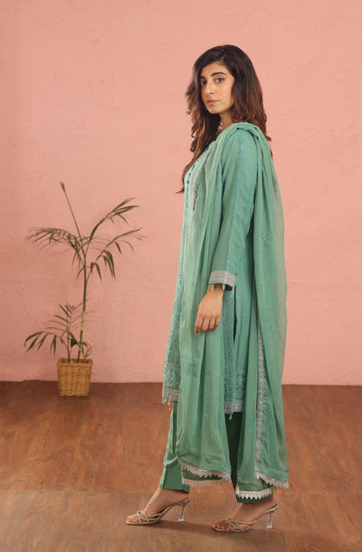 Design 9 - AlKaram Stitched Heavy Formals 24'