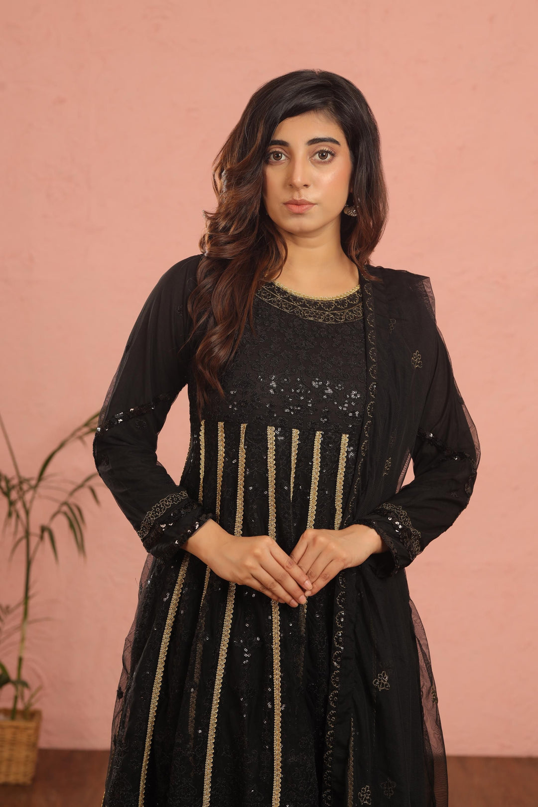 Design 10 - AlKaram Stitched Heavy Formals 24'