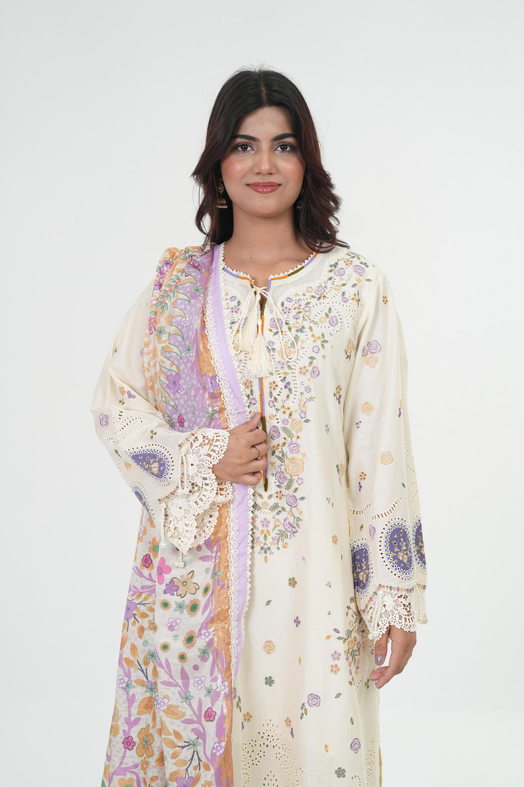 Design 1 - Jazmin Iris Luxury Stitched